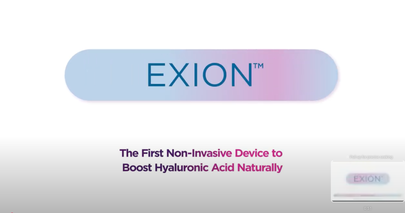 Exion-The First Non-Invasive Device To Boost Hyaluronic Acid Naturally