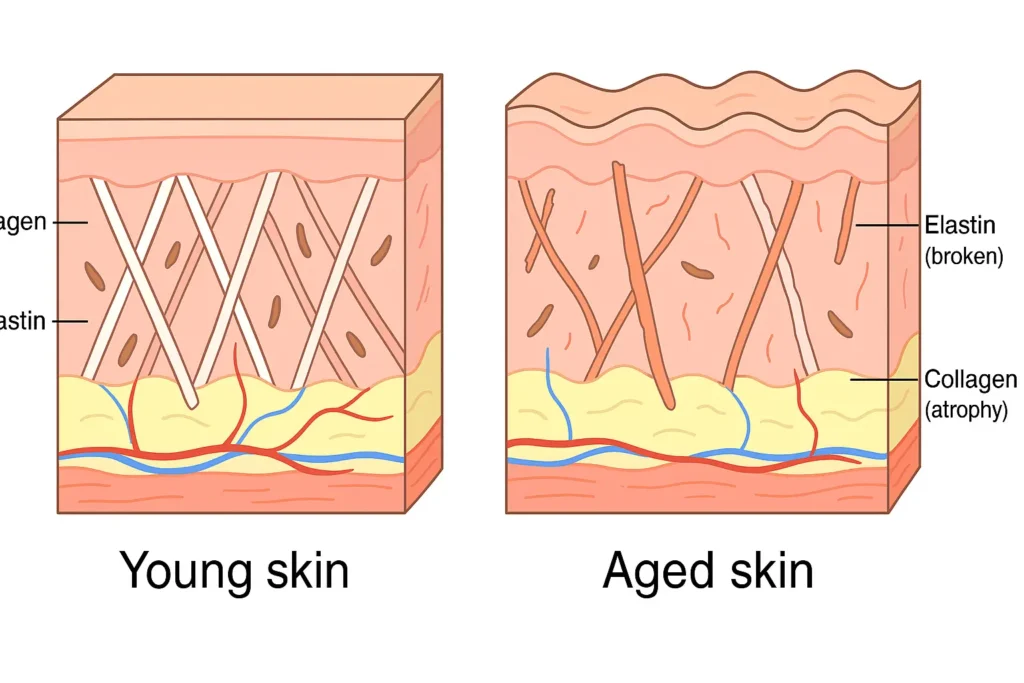 Every day habits to protect collagen and elastin.
